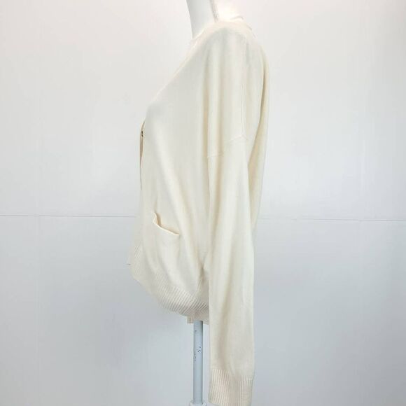 Hugo Boss Oversized Sweater Cardigan Wool Cashmere Fabula Relaxed Fit - Picture 8 of 14